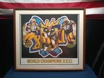 97' Super Bowl Nfl Green Bay Packers Daniel M. Smith Signed Print Rare Edition. Fixed Price $125.00.