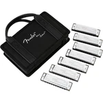 Fender Blues Deluxe Harmonica Set (7-PACK With Case, Keys Of C,g,a,d,f,e And Bb). Fixed Price $79.99.