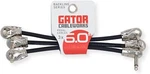 Cableworks Backline Series 3-PACK Of 6 Inch Angle-right Patch Cables. Fixed Price $16.99.