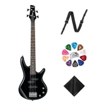 Ibanez GSRM20 4-STRING Bass Black Guitar, Right Handed+strap+guitar Picks Bundle. Fixed Price $239.99.