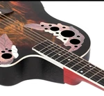 Glarry Dreadnought Acoustic Guitar Black Spruce 6 String Full Size Rosewood. Fixed Price $199.99.