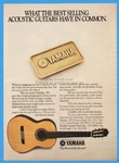1986 Yamaha Acoustic Electric Guitar Gold Label Grand Rapids Mi Photo Print Ad. Fixed Price $11.99.
