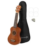 Soprano Ukulele By World Rhythm Uke And Gig Bag With Natural Finish. Fixed Price $35.43.