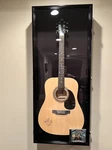 Guitar Display Case Black Solid Wood Usa Cabinet Gibson Fender Taylor Martin 45". Fixed Price $349.88.