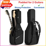 Cahaya Dual Electric Gig Bag - Padded For 2 Guitars, Fits St, Tele & Lp. Fixed Price $149.00.
