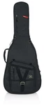 Gator Cases Transit Series Jumbo Acoustic Guitar Gig Bag Charcoal Black Exterior. Fixed Price $134.99.