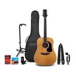 Mitchell Motion D150 Dreadnought Acoustic Guitar Deluxe Pack Natural. Fixed Price $329.99.