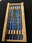 Vintage Allied Chrome Steel 12 Pc Needle File Set/wooden Case-made Italy. Fixed Price $37.50.