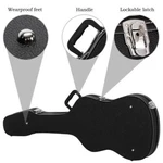 Glarry Gst Tl Electric Guitar Hard Shell Case Flat Microgroove Black. Fixed Price $51.49.