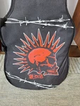Kaces Electric Guitar Punk Rock Gig Bag - Black With Skull/mohawk Motif 48". Fixed Price $39.99.
