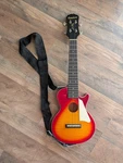 Epiphone Les Paul Ukulele Acoustic Electric Cherry Sunburst Gig Bag Box. Fixed Price $96.53.