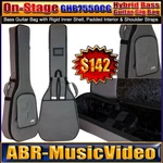 On-stage GHB7550CG Hybrid Bass Guitar Gig Bag/ 1 Year Manufacture Warranty. Fixed Price $109.99.