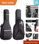 Cahaya Electric Guitar Gig Bag 41.7" - Stylish, Padded Protection With 6 Pockets. Fixed Price $72.19.