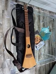 Martin Backpacker Steel String Acoustic Guitar With Travel Bag, 2 Cracks.. Fixed Price $175.00.