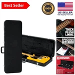 Travel-ready Hard-shell Case For Electric Guitars Fits Fender Strat And Tele. Fixed Price $197.76.