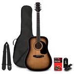 Mitchell Launch D100 Dreadnought Acoustic Guitar Pack Sunburst. Fixed Price $199.99.