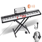 Vevor 88 Digital Piano Keyboard Semi Weighted Electric Portable With Stand. Fixed Price $129.90.