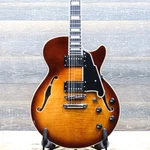 D'angelico Premier Ss Dark Iced Tea Burst Flame Maple Electric Guitar W/bag. Fixed Price $899.99.