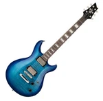 Cort M600 Blue Burst Flame Maple Top Double Cutaway Electric Guitar. Fixed Price $799.99.