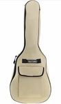 Acoustic Carrying Guitar Bag Padded Shoulder Strap With Storage Beige 41 X17. Fixed Price $17.99.