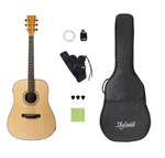 Monoprice 6 String Acoustic Guitar Right Handed Natural Beige Finish. Fixed Price $219.78.