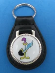 Auto Leather Ring Fob #245. Fixed Price $17.99.