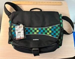 Yak Pak Crossbody Bag Multi-color Checkerboard Back Pack Black Green New. Fixed Price $24.99.