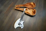 1970'S Ovation Breadwinner Electric Guitar White + Ohsc. Fixed Price $1995.00.