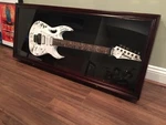 Guitar Display Case Horizontal Electric Mahogany Wood Usa Cabinet Gibson Fender. Fixed Price $328.97.