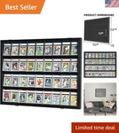 Elegant Graded Card Display Case With High Transparency - Lockable & Stylish. Fixed Price $131.99.
