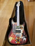 Woodrow Chicago Blackhawks Northender Electric Guitar. Fixed Price $550.00.