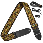 Amumu 2'' Shiny Gold Guitar Strap For Acoustic, Electric And Bass - In.... Fixed Price $25.81.