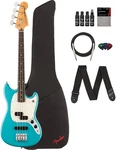Fender Player Ii Mustang Bass Pj - Aquatone Blue W/ Cleaning Kit. Fixed Price $869.99.
