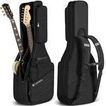 Dual Electric Gig Bag For 2 Guitars - Padded, Black Backpack. Fixed Price $147.71.