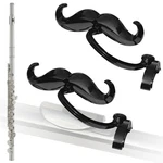 2 Pack Clip-on Mustache For Flutes Includes Protective Case Made To Fit.... Fixed Price $19.86.