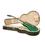 Crossrock 335 Style 6-STRING Semi-hollow Electric Guitar Case-green Chevron. Fixed Price $164.99.