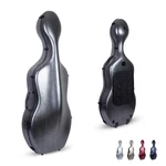 Crossrock Poly Carbon Composite Case Fits 4/4 Size Cello-with Wheels-black. Fixed Price $559.99.