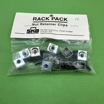 Partial Pack (10) Of 1SKB19-AC1 Rack Screws And Fitting Clips For Cases. Fixed Price $24.99.