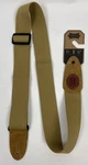Levys Leathers Ltd. 2" Wide Tan Cotton Guitar Strap /. Fixed Price $20.00.
