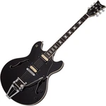 Schecter Corsair Semi Hollow Electric Guitar Gloss Black. Fixed Price $1299.00.