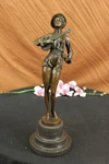 Handmade Signed Milo Art Bronze Sculpture Guitar Player Music Best Gift Lost Wax. Fixed Price $149.50.