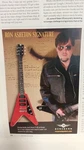 Reverend Guitars Ron Asheton - The Stooges 10X8 Print Ad. M1. Fixed Price $5.95.