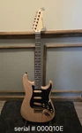 Michael Kelley Electric Guitar Natural Solid Body 6 String Serial #000010E. Fixed Price $800.00.