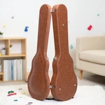 Electric Guitar Hardshell Case Fits Lp-style Contoured Padded Lockable Brown. Fixed Price $85.99.