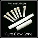 Musicianatheart Bone Nut, Saddle & Pin Set Made For Some Taylor Guitars. Fixed Price $33.99.