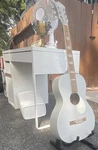 Recording King White Parlor Acoustic Guitar 6-STRING Right-handed. Fixed Price $169.00.