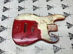 80 Charvel Japan Model Series Electric Bass Guitar Relic Red. Fixed Price $135.00.
