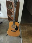 Vintage Burswood Esteban Musician Signed 6-STRING Acoustic Dreadnought Guitar. Fixed Price $78.00.