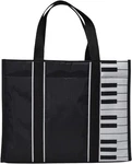 Piano Keys Music Tote With 5MM Sponge Waterproof Oxford Cloth Handbag Shoppi. Fixed Price $18.95.