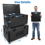Cable Trunk Ata Road Case Heavy Duty Utility Flight With Wheels. Fixed Price $389.00.